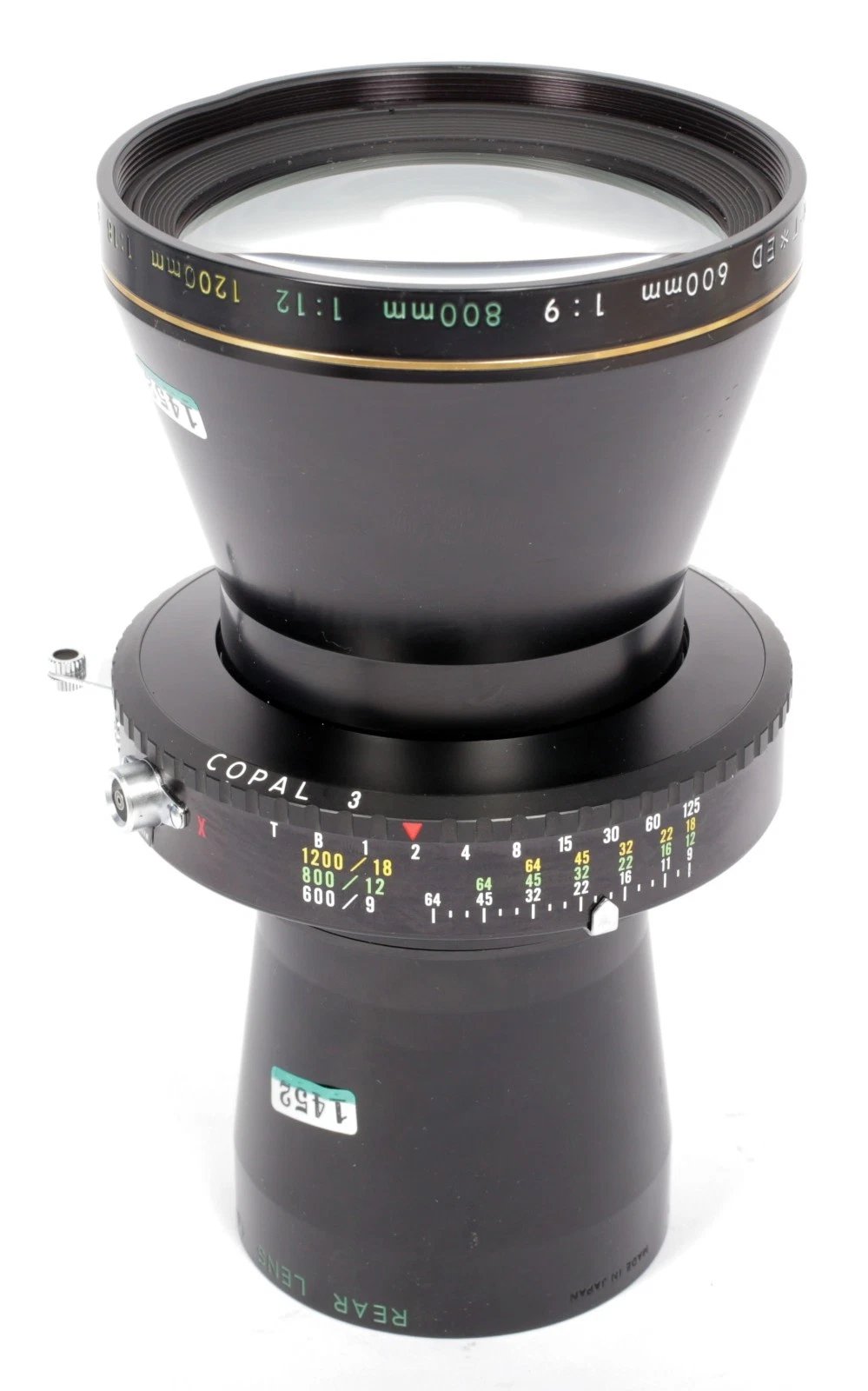 Share Nikon NIKKOR T*ED 800mm F12 Lens in Copal #3 Shutter #1452